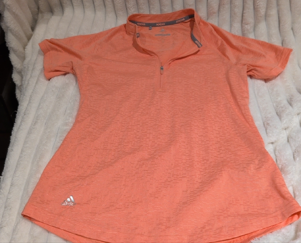 Adidas Men's Orange Shirt